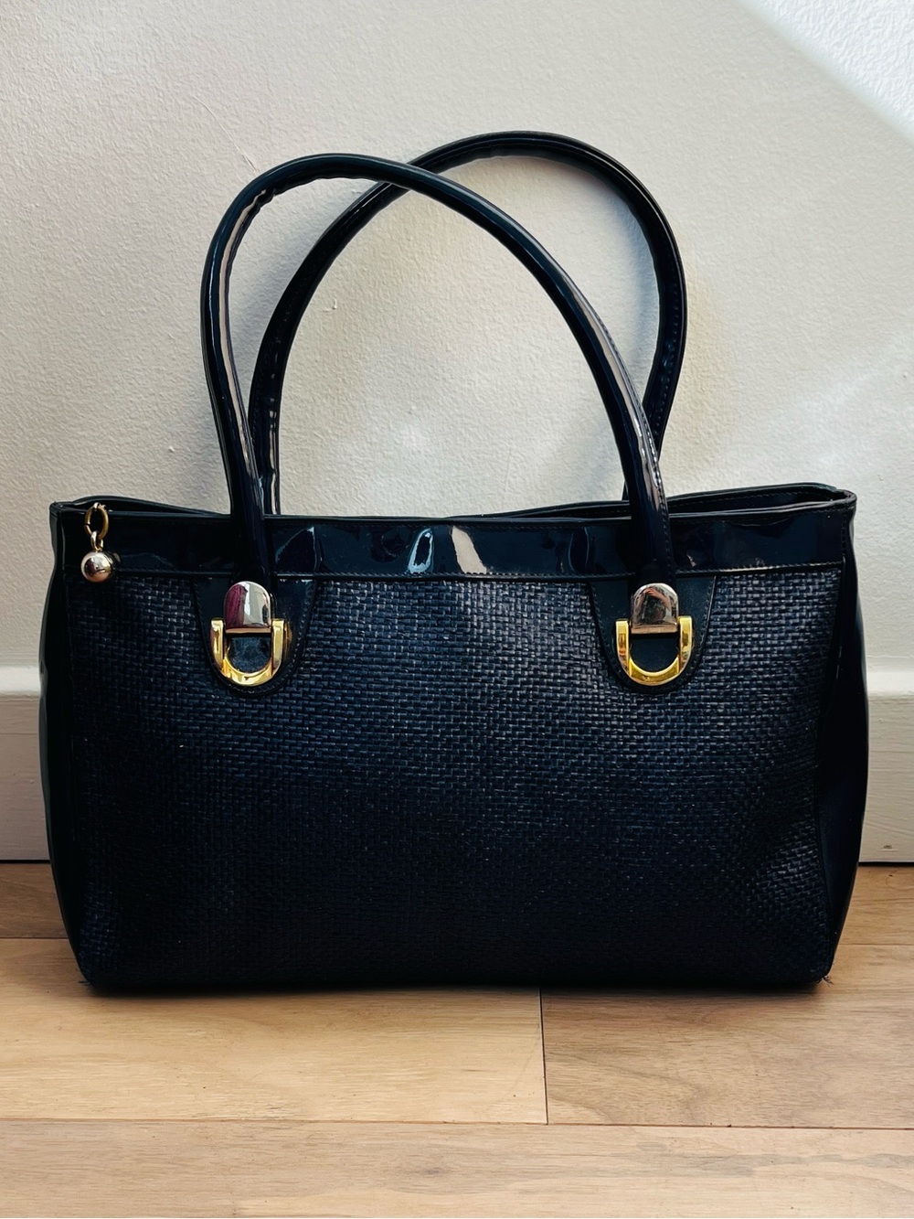Vintage Koret Handbag in Navy, Mad Men Style